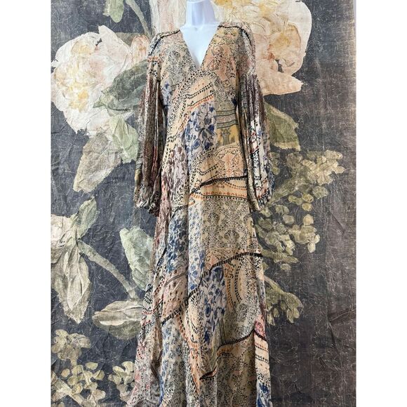 New Free People X Moroccan Dreams Maxi Dress Size 4 - Picture 2 of 8